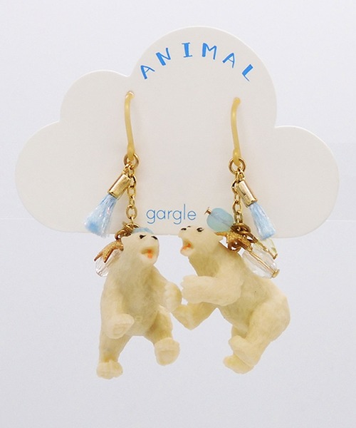 gargle（ガーグル） ピアス ガーグル：アニマルシリーズ Newアイス