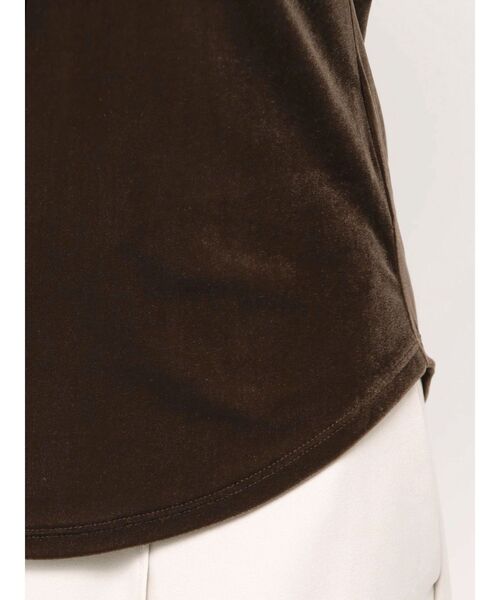 LAGUNAMOON（ラグナムーン） tシャツ ライトベロアオフショルトップス