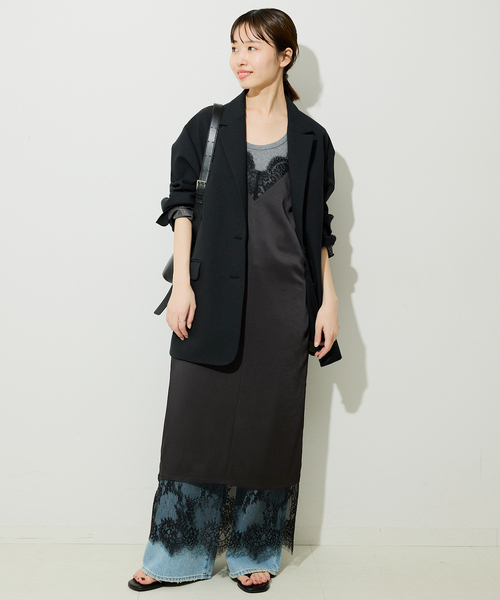 お買い物大好き♡SLOBE IENA アンティークサテンワンピース お買い物大好き♡様専用SLOBE IENA アンティークサテン
