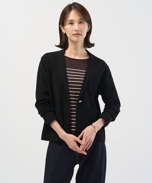 ニット セーター VIGODA テーラード ジャケット レディース : ZOZOTOWN