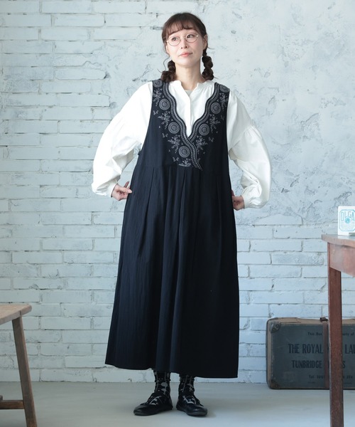 soulberry（ソウルベリー） ワンピース たっぷり刺繍のワンピース