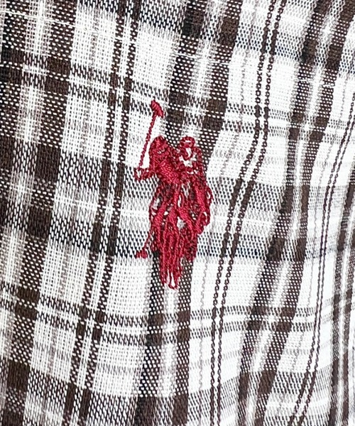 U.S. POLO ASSN.（ユーエスポロアッスン） ブラウス シャツ moment＋ 
