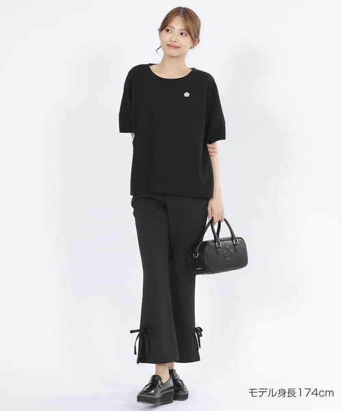 tシャツ マリークワント mary quant ランタンスリーブ プルオーバー レディース MARY QUANT tシャツ マリークワント mary quant ランタン