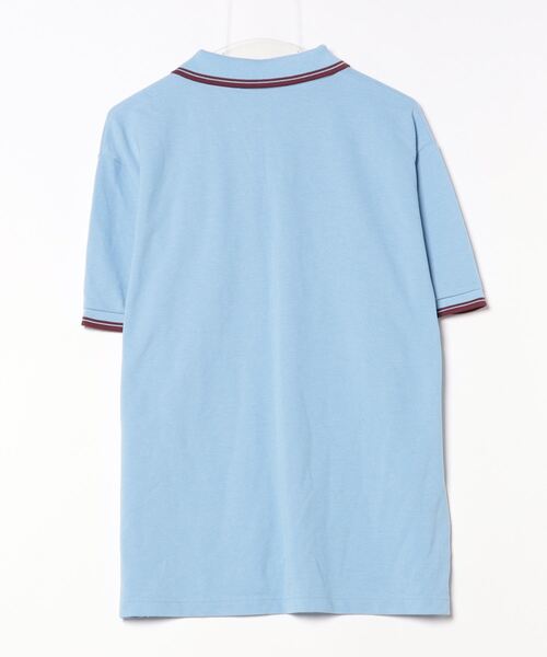 「U.S. POLO ASSN.」 半袖ポロシャツ MEDIUM サックスブルー メンズ