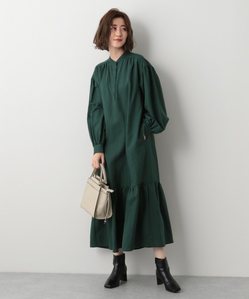 「A part by」 長袖ワンピース FREE ベージュ レディース_画像7