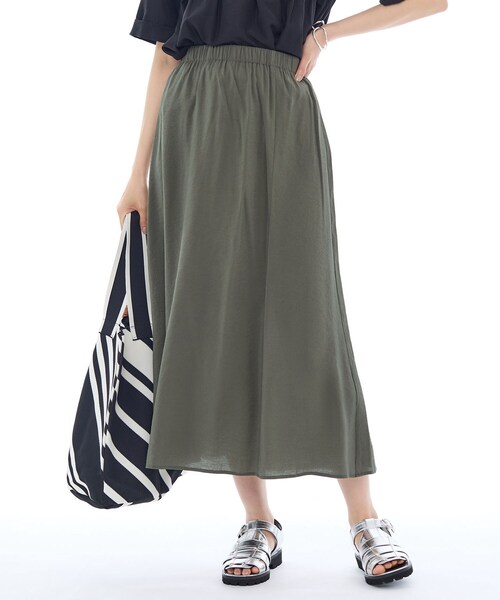 INDIVI スカート タンブラーフレアスカート : ZOZOTOWN Yahoo!店