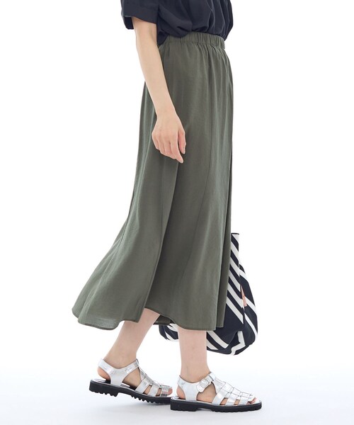INDIVI スカート タンブラーフレアスカート : ZOZOTOWN Yahoo!店
