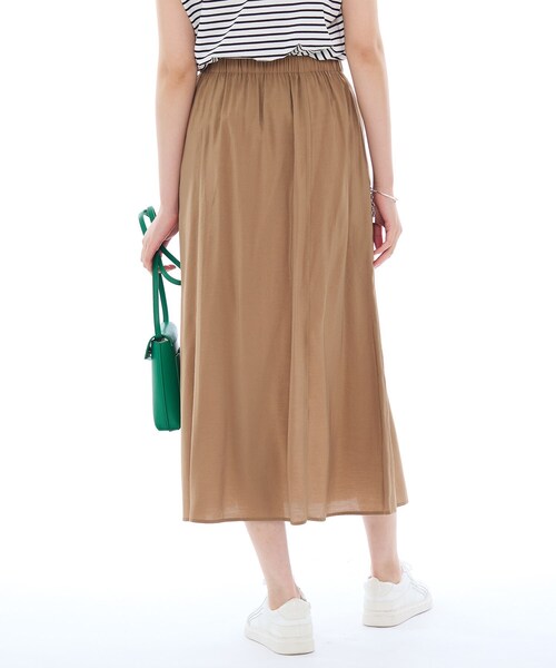 INDIVI ひざ下フレアスカート INDIVI スカート タンブラーフレアスカート : ZOZOTOWN Yahoo!店