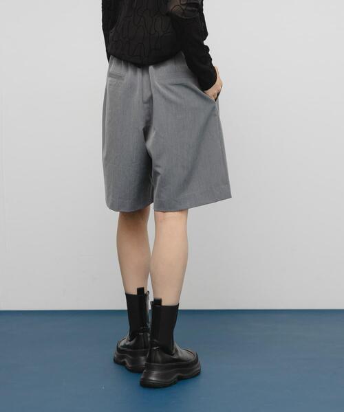 KBF（ケービーエフ） パンツ フロントステッチショートパンツ