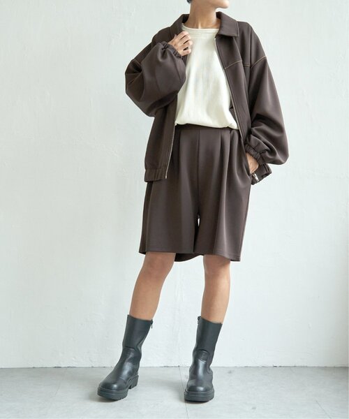notch. ハーフパンツ スラックス パンツ 短パン ジャージハーフパンツ