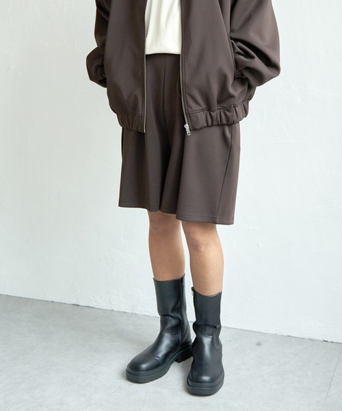 notch. ハーフパンツ スラックス パンツ ジャージハーフパンツ