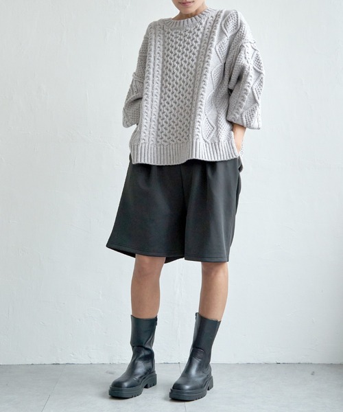 notch. ハーフパンツ スラックス パンツ ジャージハーフパンツ
