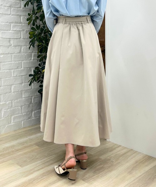 31 Sons de mode スカート 2025秋冬新作 ベルト付トレンチ