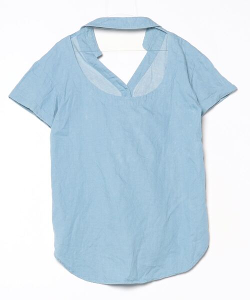 「made in HEAVEN」 半袖シャツ S ブルー レディース_画像2