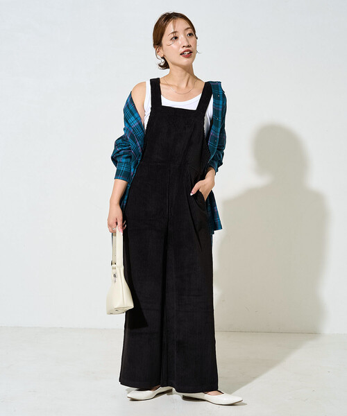 サロペット オーバーオール 限定展開　カット コーデュロイ サロペット レディース | FREAK'S STORE | 01