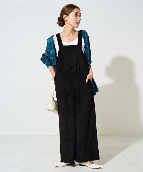 サロペット オーバーオール 限定展開　カット コーデュロイ サロペット レディース | FREAK'S STORE | 22