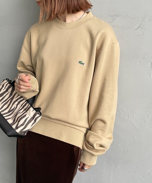 LACOSTE（ラコステ） トレーナー スウェット ワンポイントロゴ クルー