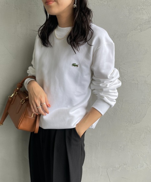 LACOSTE（ラコステ） トレーナー スウェット ワンポイントロゴ クルー