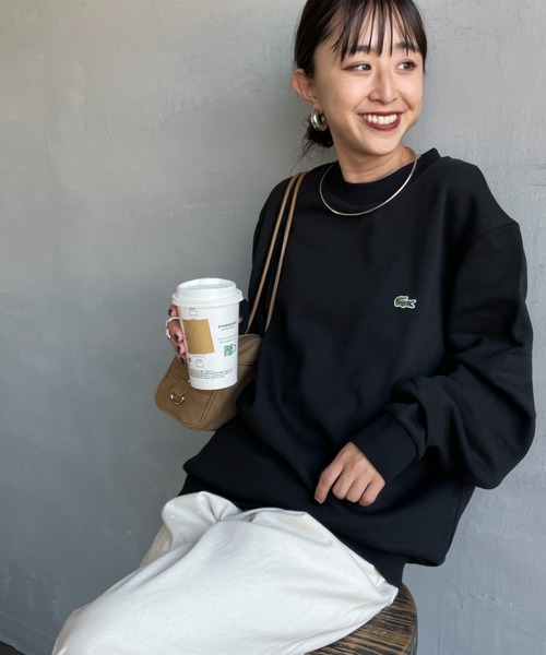 LACOSTE（ラコステ） トレーナー スウェット ワンポイントロゴ クルー