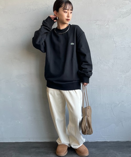 LACOSTE（ラコステ） トレーナー スウェット ワンポイントロゴ クルー