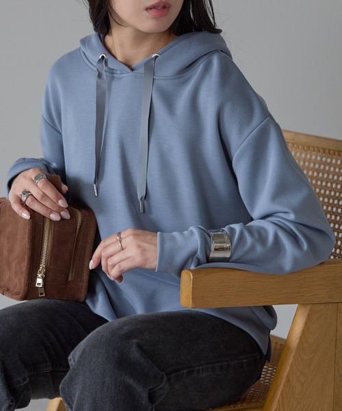 パーカー ダンボール脇スリットパーカー レディース | Fizz | 04