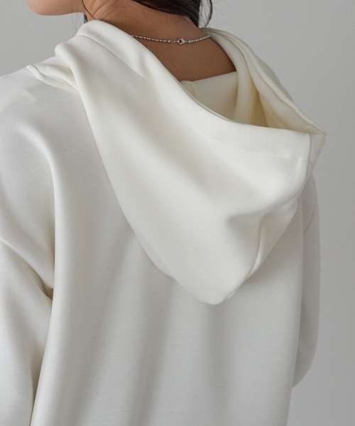 パーカー ダンボール脇スリットパーカー レディース | Fizz | 09