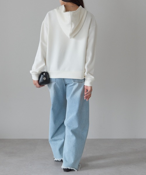 パーカー ダンボール脇スリットパーカー レディース | Fizz | 12