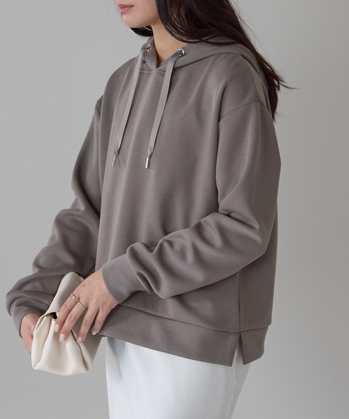 パーカー ダンボール脇スリットパーカー レディース | Fizz | 13
