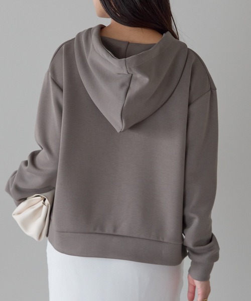 パーカー ダンボール脇スリットパーカー レディース | Fizz | 14