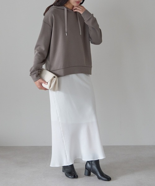 パーカー ダンボール脇スリットパーカー レディース | Fizz | 15