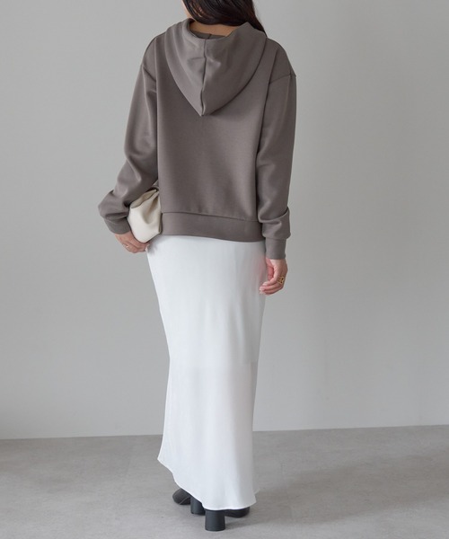 パーカー ダンボール脇スリットパーカー レディース | Fizz | 17