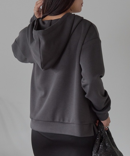 パーカー ダンボール脇スリットパーカー レディース | Fizz | 20