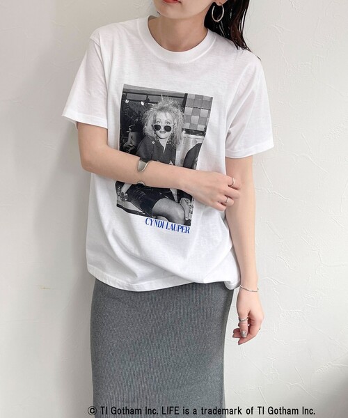 「GOOD ROCK SPEED」 半袖Tシャツ FREE ホワイト系その他3 レディース_画像6