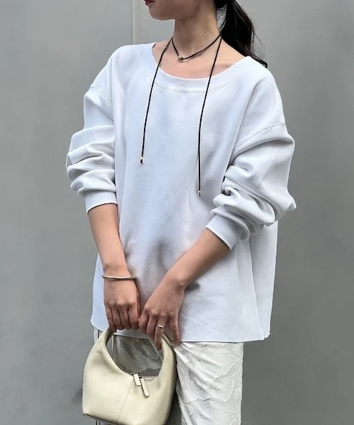 ◇試着のみ◇【GALLARDAGALANTE】モックネックスウェット 大人のスウェット】ボートネックスウェット | GALLARDAGALANTE(ガ