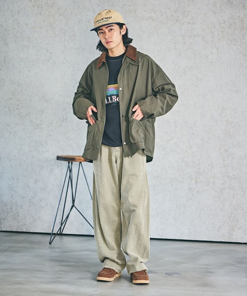 BAYFLOW パンツ コーデュロイワイドパンツ メンズ : ZOZOTOWN