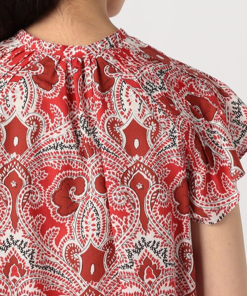 「SOULEIADO」 半袖ブラウス 36 ブルー系その他2 レディース_画像7