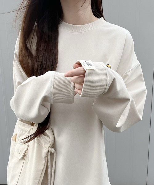 トレーナー スウェット オジー刺繍 ポンチスウェードスウェット レディース | ブランド登録なし | 09
