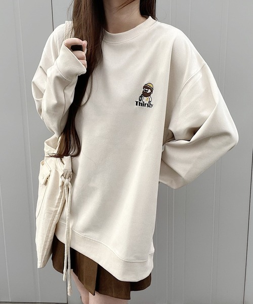 トレーナー スウェット オジー刺繍 ポンチスウェードスウェット レディース | ブランド登録なし | 10