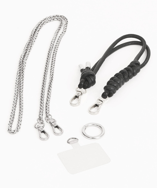 perche（ペルケ） 財布 perche / マルチスタッズジャバラチャーム