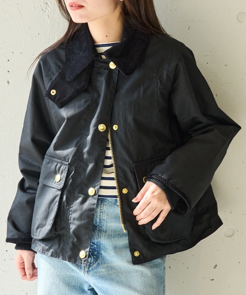 Barbour コート アウター 「Barbour」barbour cropped beadnell wax