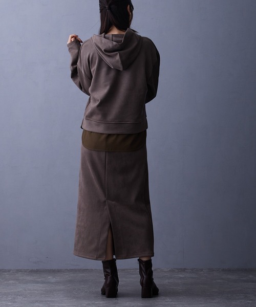 NICOLE white（ニコルホワイト） ワンピース 「セットアップ」フード