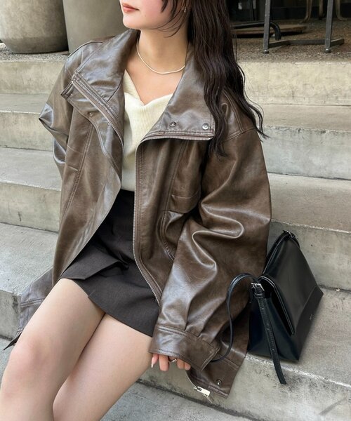 mystic（ミスティック） ブルゾン アウター 「2サイズ展開/ウエストが