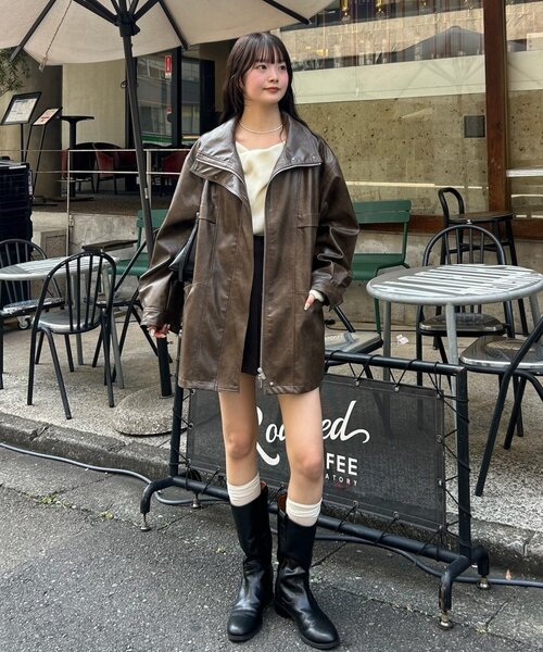 mystic（ミスティック） ブルゾン アウター 「2サイズ展開/ウエストが