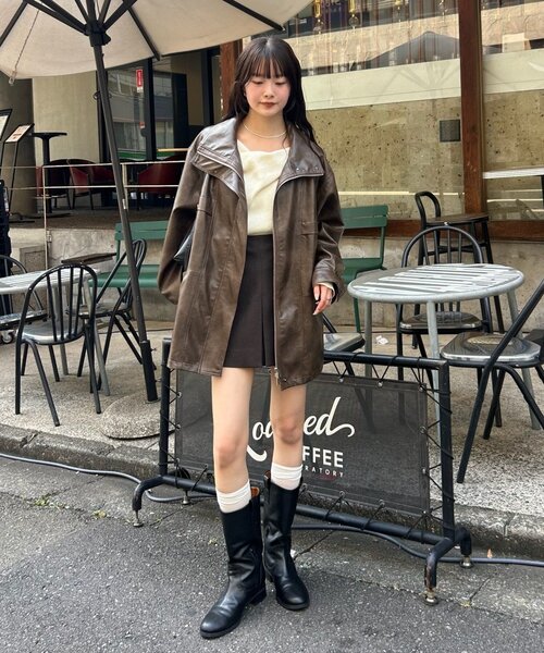 mystic（ミスティック） ブルゾン アウター 「2サイズ展開/ウエストが