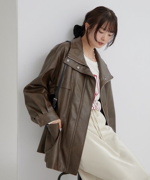 mystic（ミスティック） ブルゾン アウター 「2サイズ展開/ウエストが