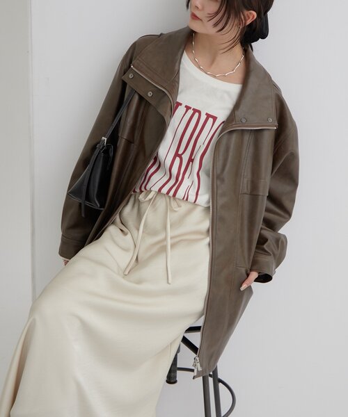 mystic（ミスティック） ブルゾン アウター 「2サイズ展開/ウエストが