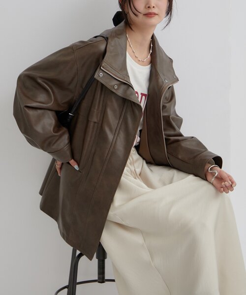 mystic（ミスティック） ブルゾン アウター 「2サイズ展開/ウエストが