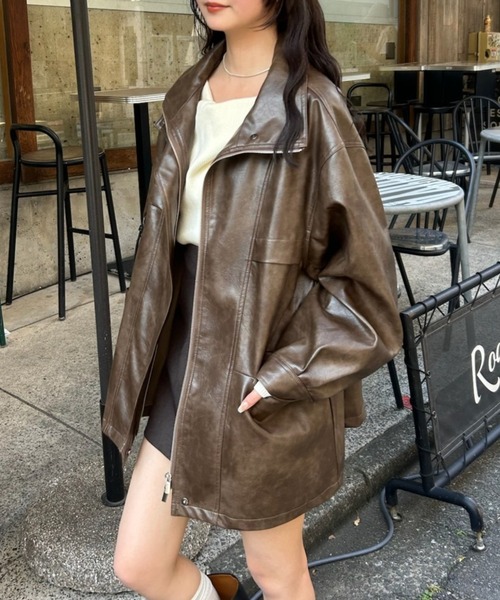 mystic（ミスティック） ブルゾン アウター 「2サイズ展開/ウエストが