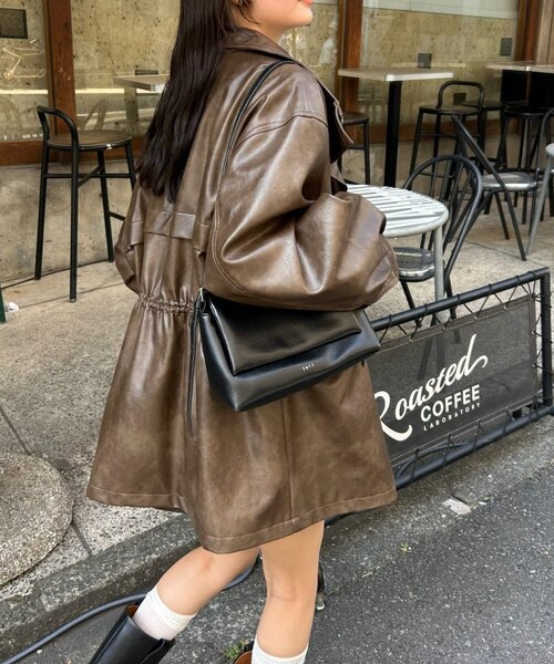 【新品タグ付き】mystic ブルゾンジャケット mystic（ミスティック） ブルゾン アウター 「2サイズ展開/ウエストが