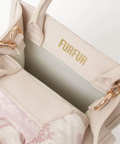 「FURFUR」 花柄2WAYバッグ - ピンク レディース_画像4